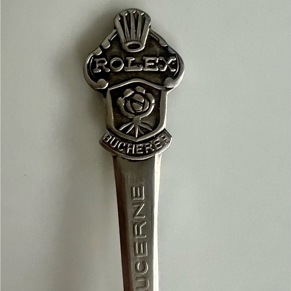 Rolex Bucherer Silver Collectible Spoon